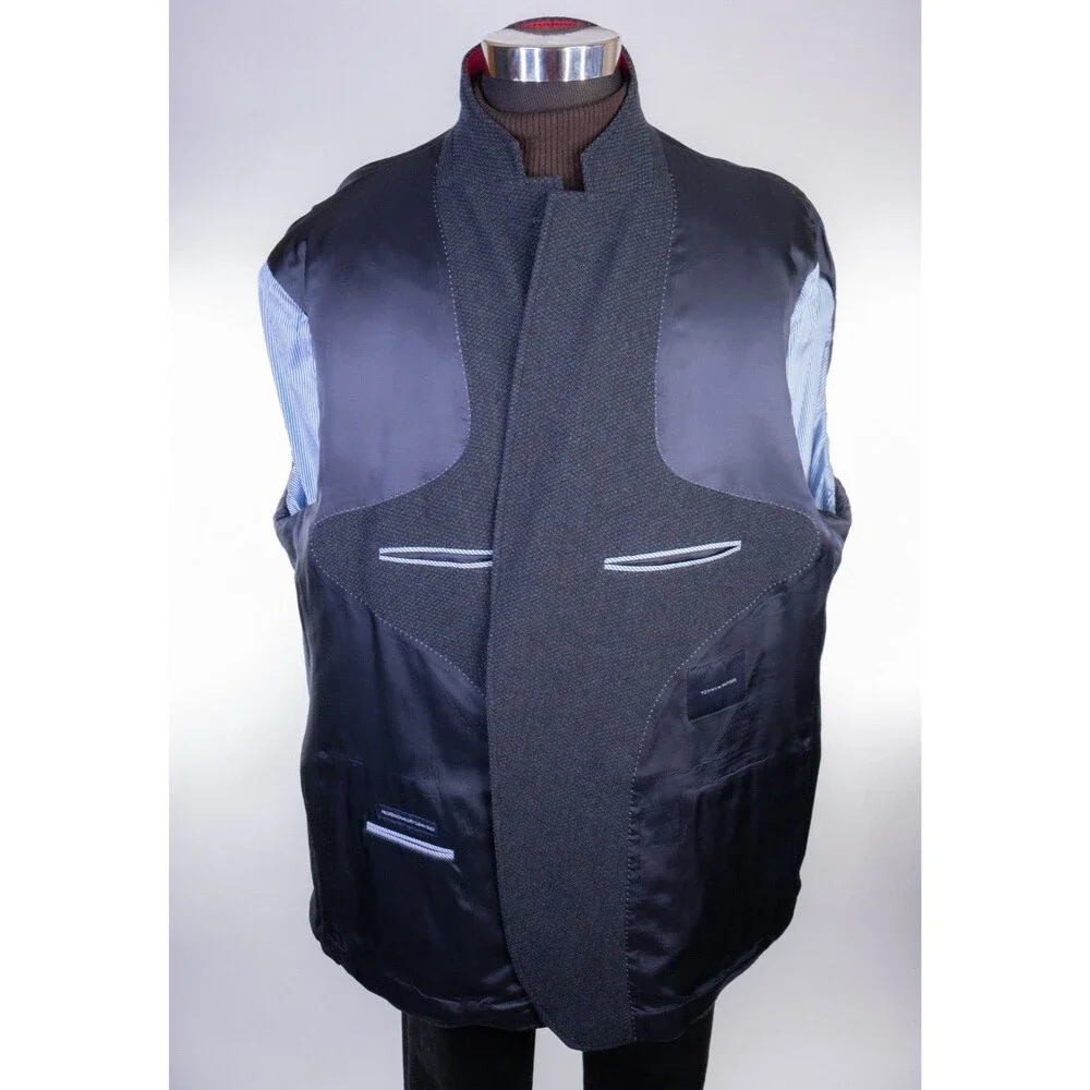 TOMMY HILFIGER Mens Wool Blazer Sport Coat Casual Jacket Size 58L Classic